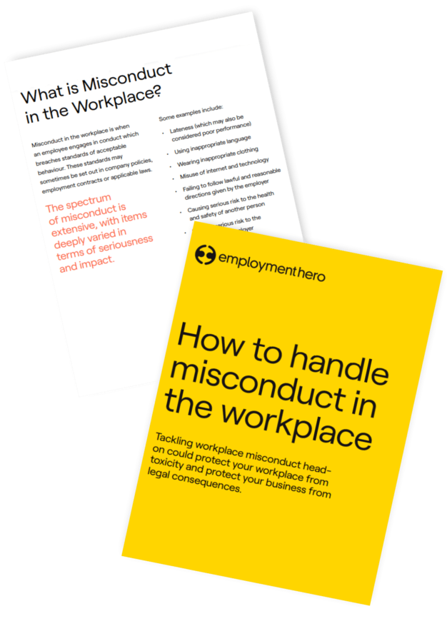 How to handle misconduct in the workplace