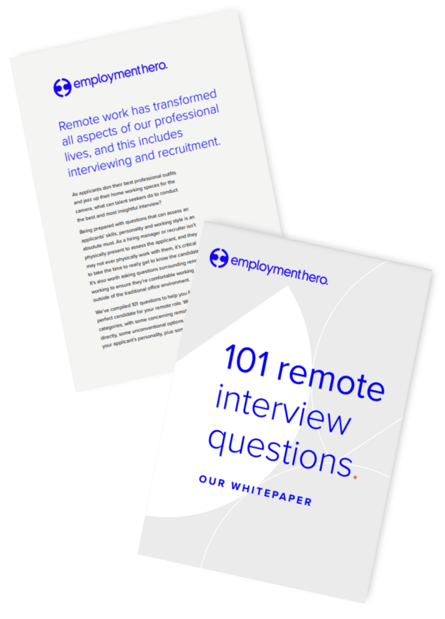 101 remote interview questions: Our whitepaper