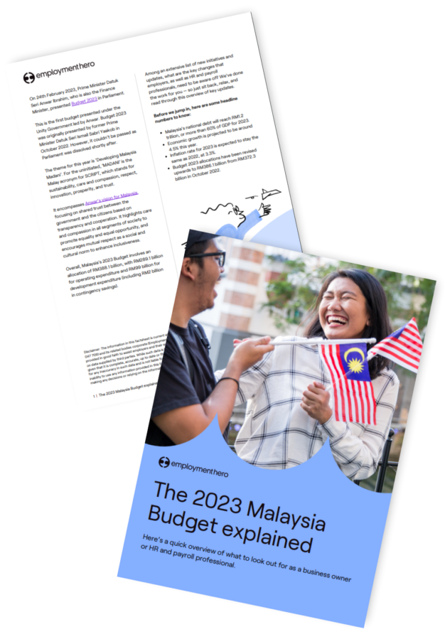 The 2023 MY Budget explained