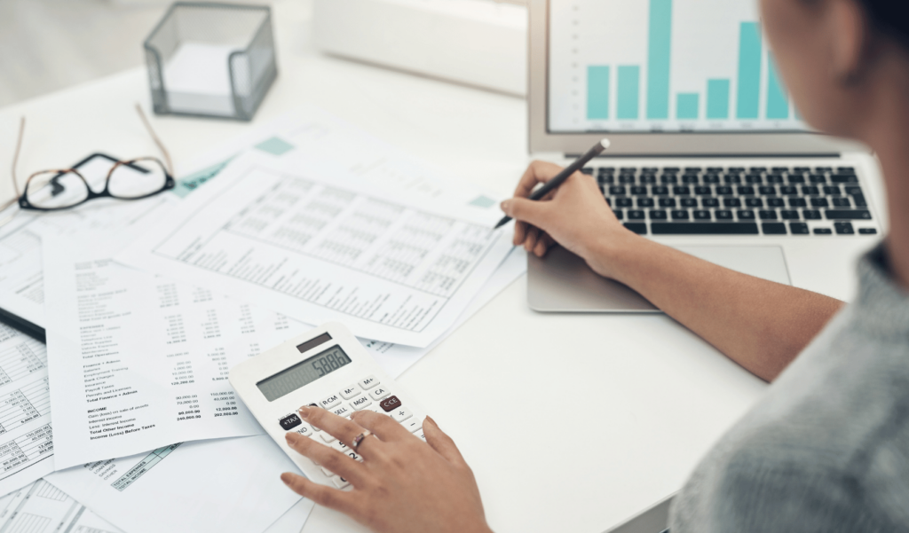 A person working on payroll processes