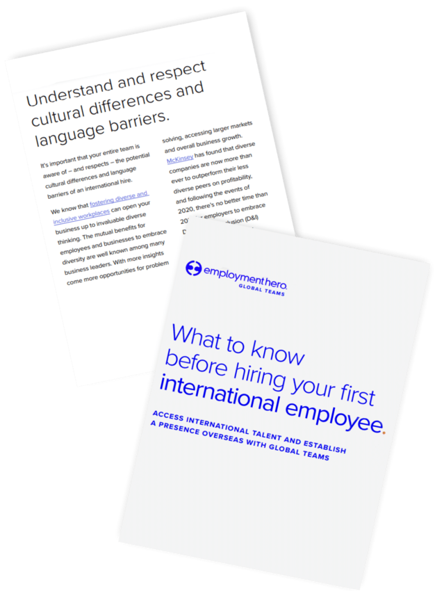 What to know before hiring your first international employee