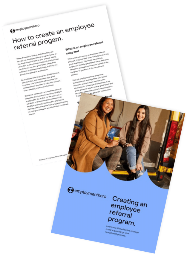 Creating an employee referral program