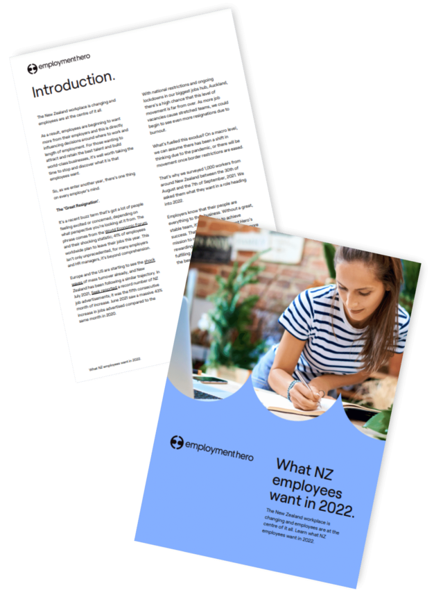 What NZ employees want in 2022