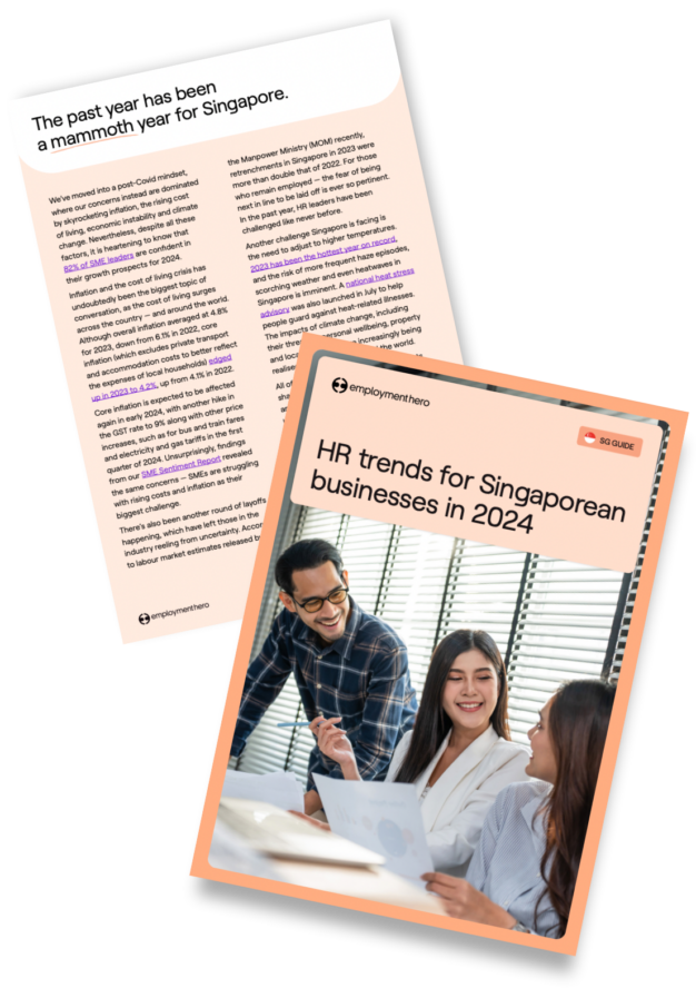 Cover of 'HR Trends for Singaporean Businesses in 2024'