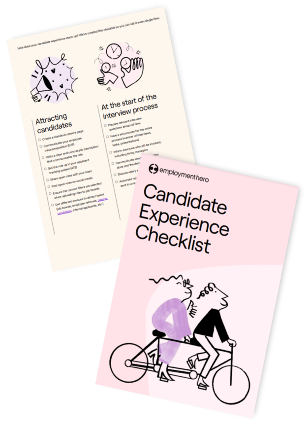 Cover of the 'Candidate Experience Checklist'