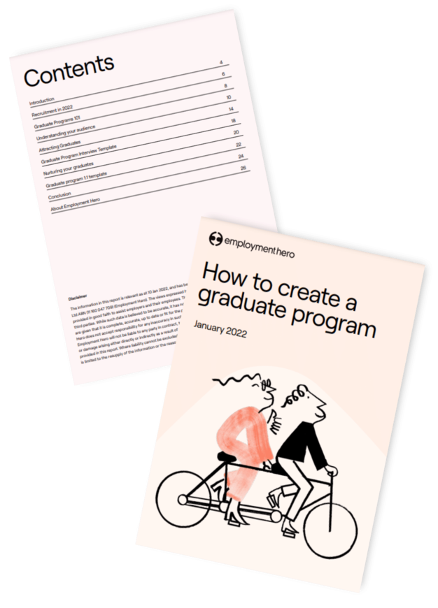 Two pages of a guide titled 'How to Create a Graduate Program.'