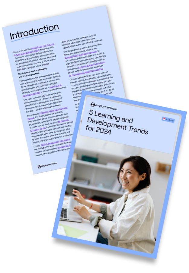 5 Learning and Development Trends (SG) cover page and introduction page