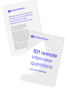Cover of 101 remote interview questions resource