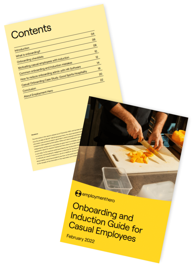 Onboarding and Induction Guide for Casual Employees