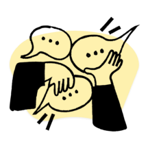 Hiring team collaboration illustration