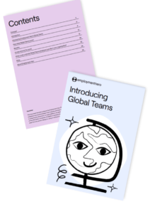 Cover image of a guide titled 'Introducing Global Teams'