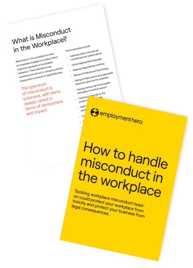 How to handle misconduct in the workplace