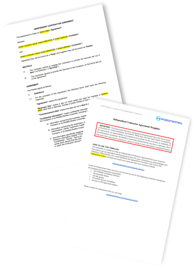 Independent Contractor Agreement Template