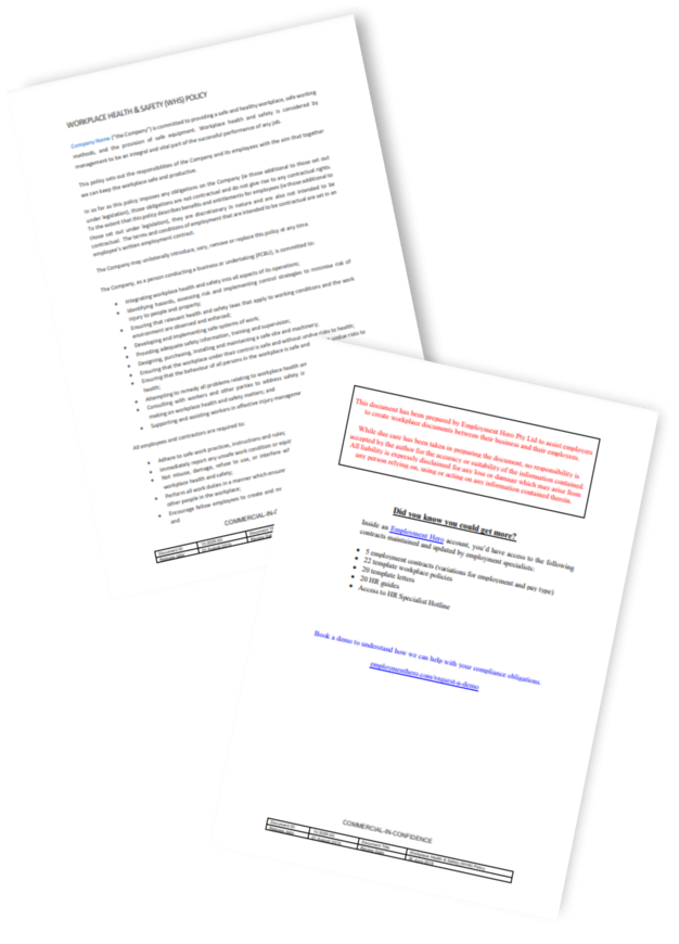 Workplace Health and Safety Policy Template