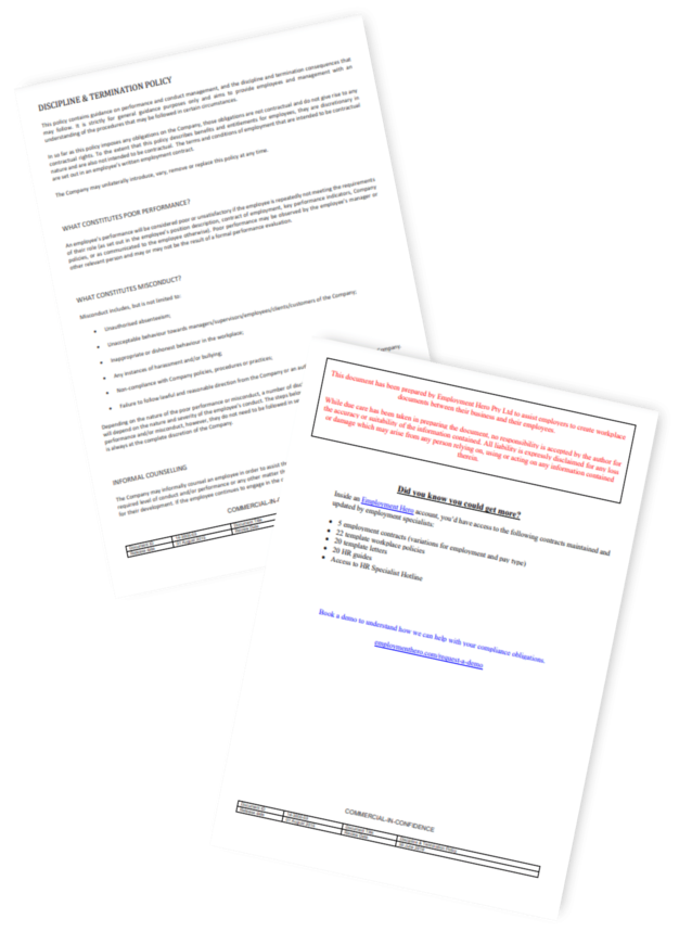 Discipline and Termination Policy