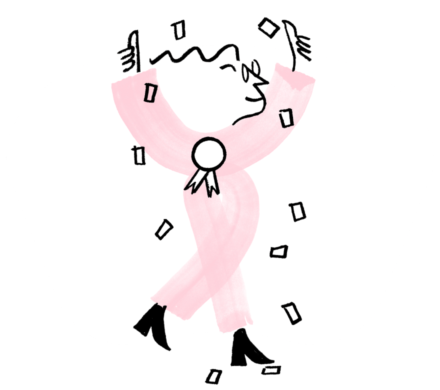 illustration of a person walking
