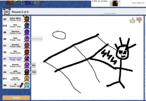 screenshot of skribblo 