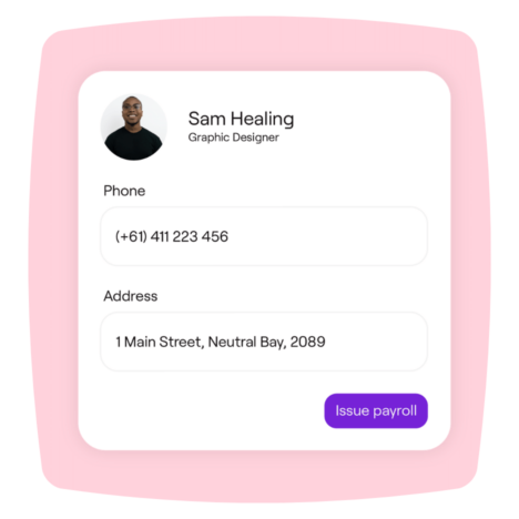 screenshot of payroll - employment hero