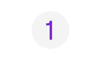 number 1 graphic