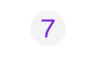 number 7 graphic