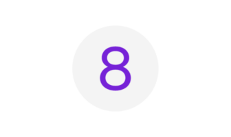 number 8 graphic