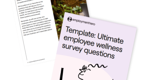 Template: Ultimate employee wellness survey questions