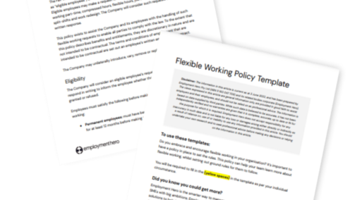Flexible Working Policy Template