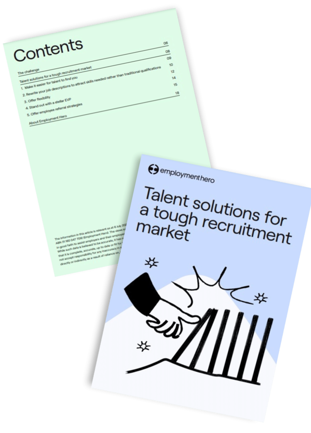 Talent solutions for a touch recruitment market PDF cover