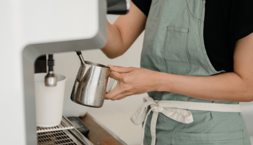 barista making a coffee - Annualised Wage Provisions For Restaurant and Hospitality Awards