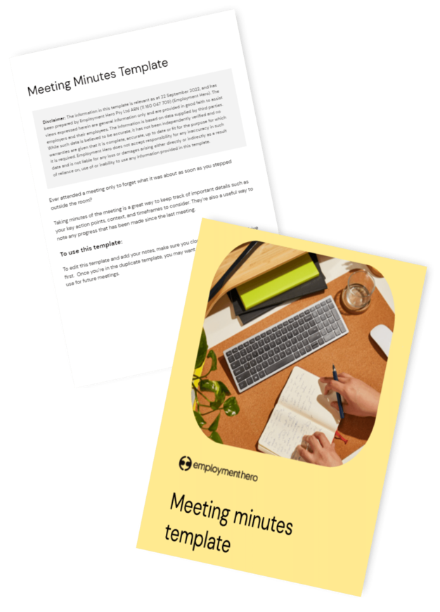 Meeting Minutes Template