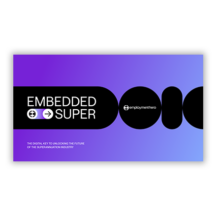 A graphic with the text "Embedded Super" on a purple and blue gradient background