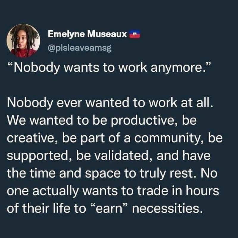 Tweet from Emelyne Museaux