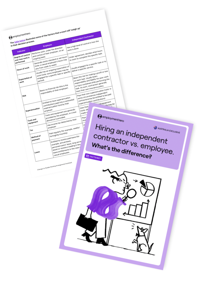 Employee vs independent contractor - what's the difference?
