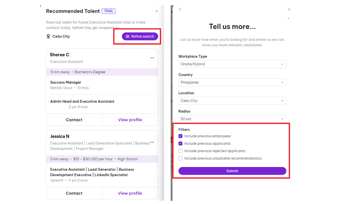 Smartmatch updates