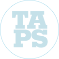 Icon with a light blue circle containing the letters 'TAPS' in bold