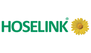 Hoselink logo featuring green text, an outline of Australia, and a yellow daisy